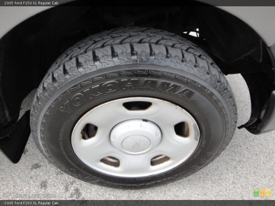 2005 Ford F150 XL Regular Cab Wheel and Tire Photo #63151308