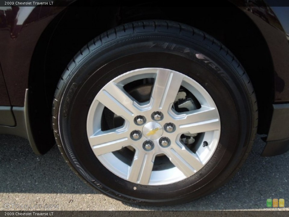 2009 Chevrolet Traverse LT Wheel and Tire Photo #63162829