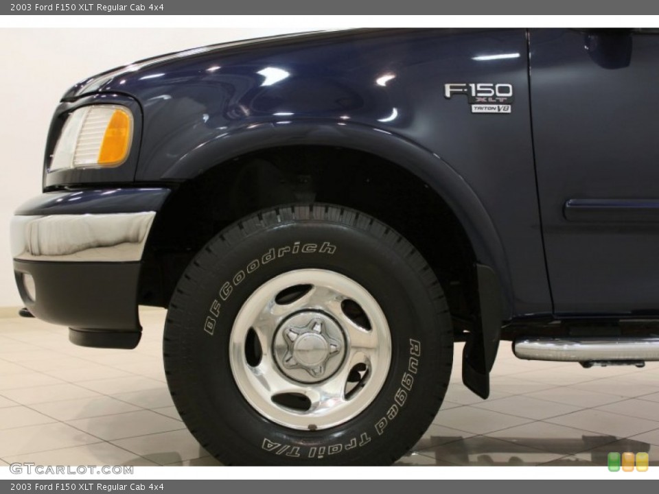 2003 Ford F150 XLT Regular Cab 4x4 Wheel and Tire Photo #63164110