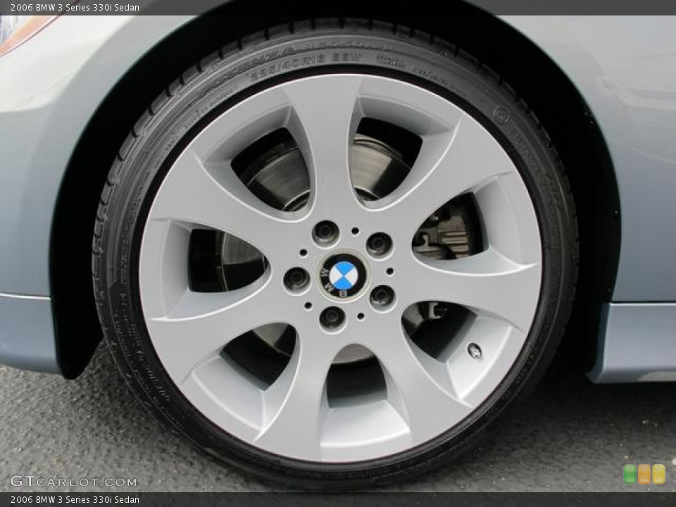 2006 BMW 3 Series 330i Sedan Wheel and Tire Photo #63171712