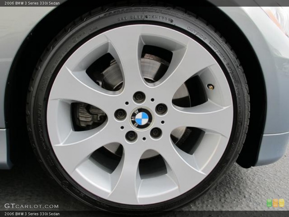 2006 BMW 3 Series 330i Sedan Wheel and Tire Photo #63171739