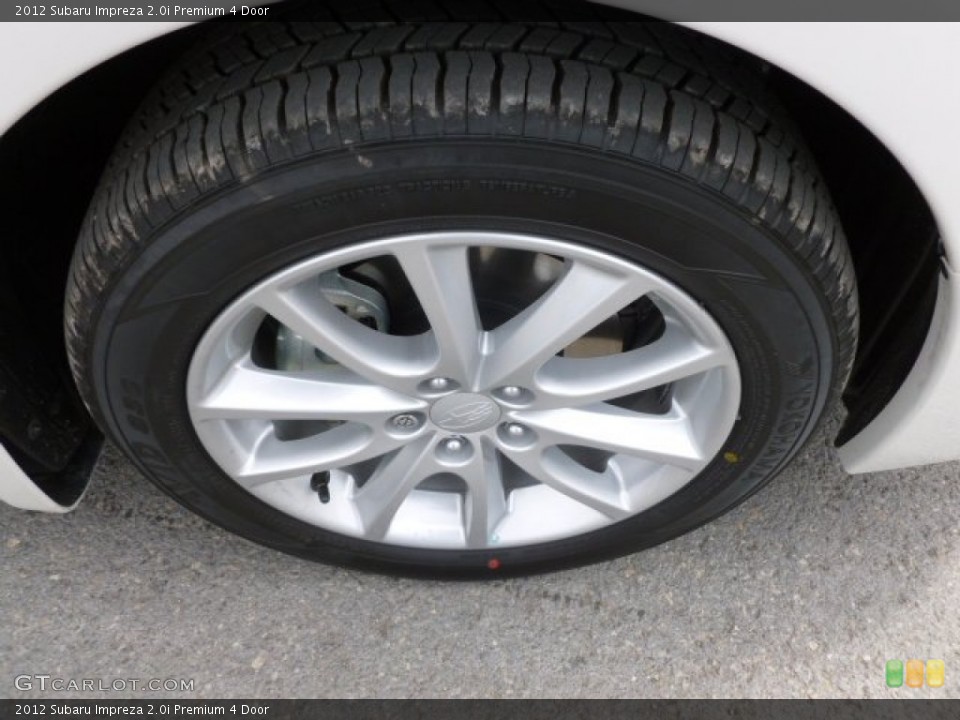 2012 Subaru Impreza 2.0i Premium 4 Door Wheel and Tire Photo #63173875