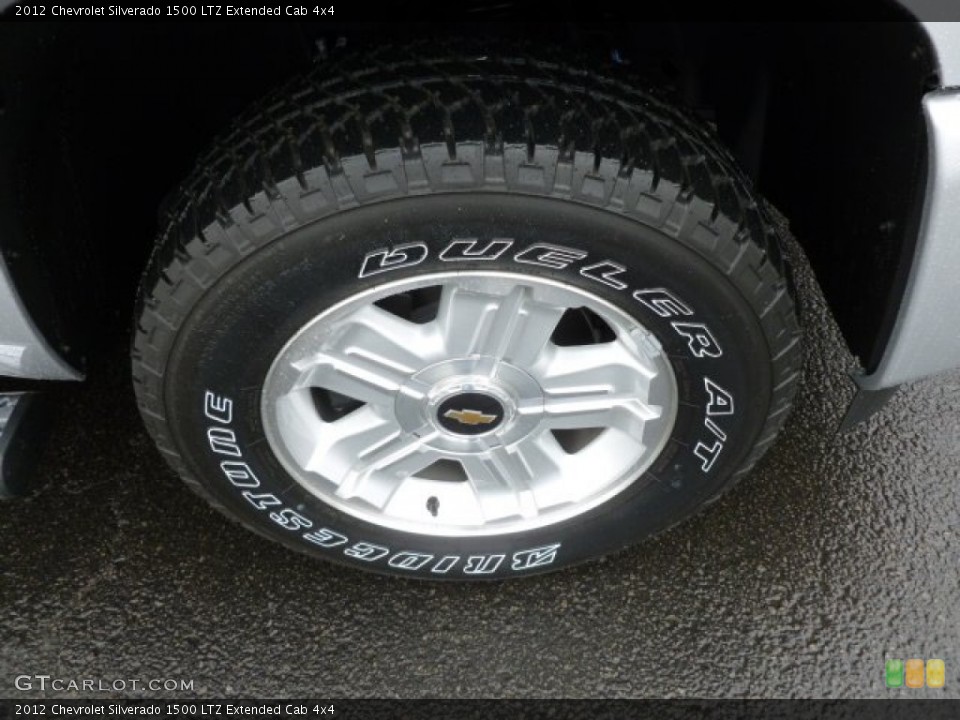 2012 Chevrolet Silverado 1500 LTZ Extended Cab 4x4 Wheel and Tire Photo #63174577