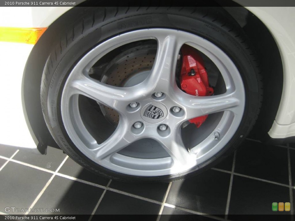 2010 Porsche 911 Carrera 4S Cabriolet Wheel and Tire Photo #63174676