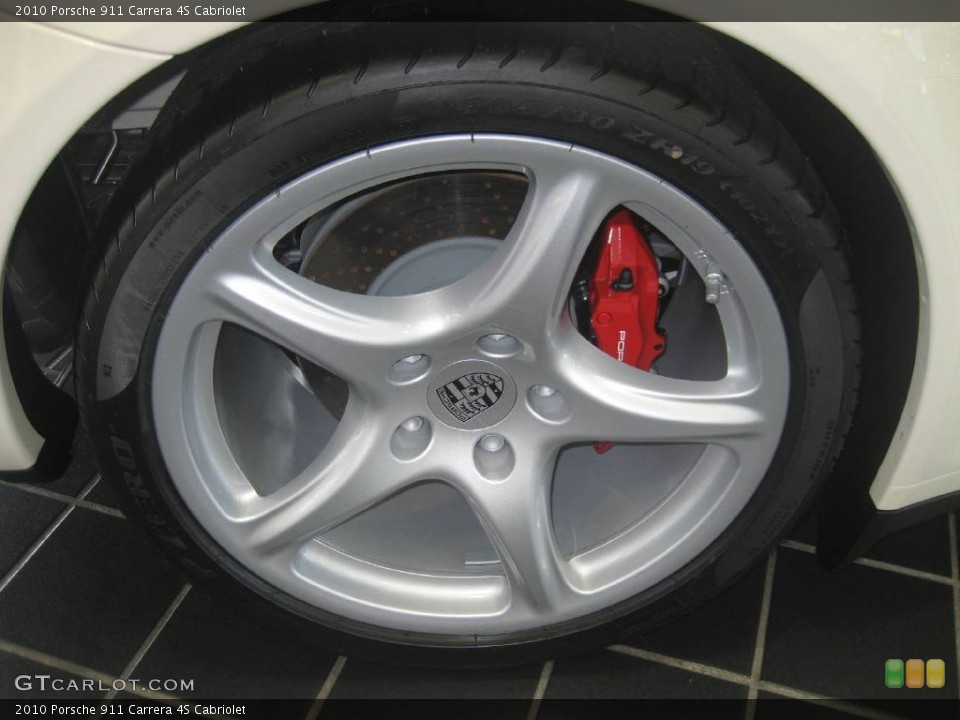 2010 Porsche 911 Carrera 4S Cabriolet Wheel and Tire Photo #63174694