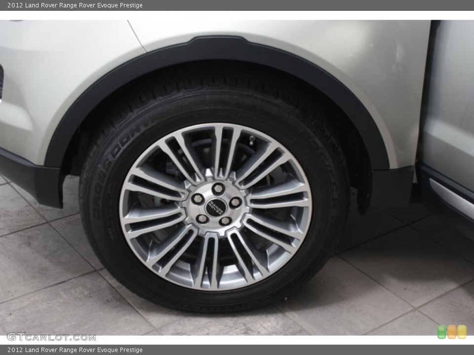 2012 Land Rover Range Rover Evoque Prestige Wheel and Tire Photo #63181587