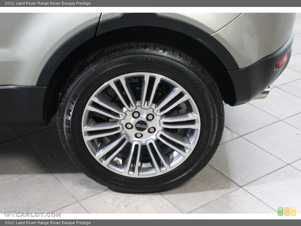 2012 Land Rover Range Rover Evoque Prestige Wheel and Tire Photo #63181600