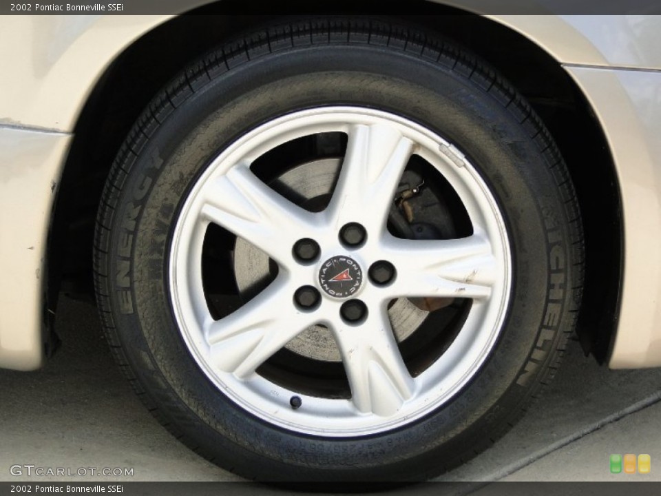 2002 Pontiac Bonneville SSEi Wheel and Tire Photo #63192316