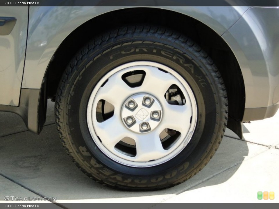 2010 Honda Pilot LX Wheel and Tire Photo #63193447