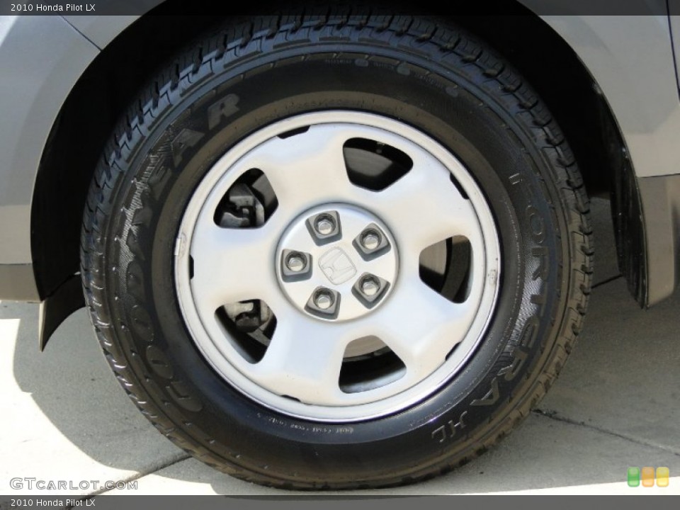 2010 Honda Pilot LX Wheel and Tire Photo #63193465