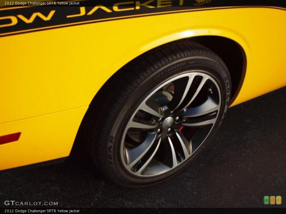 2012 Dodge Challenger SRT8 Yellow Jacket Wheel and Tire Photo #63197380