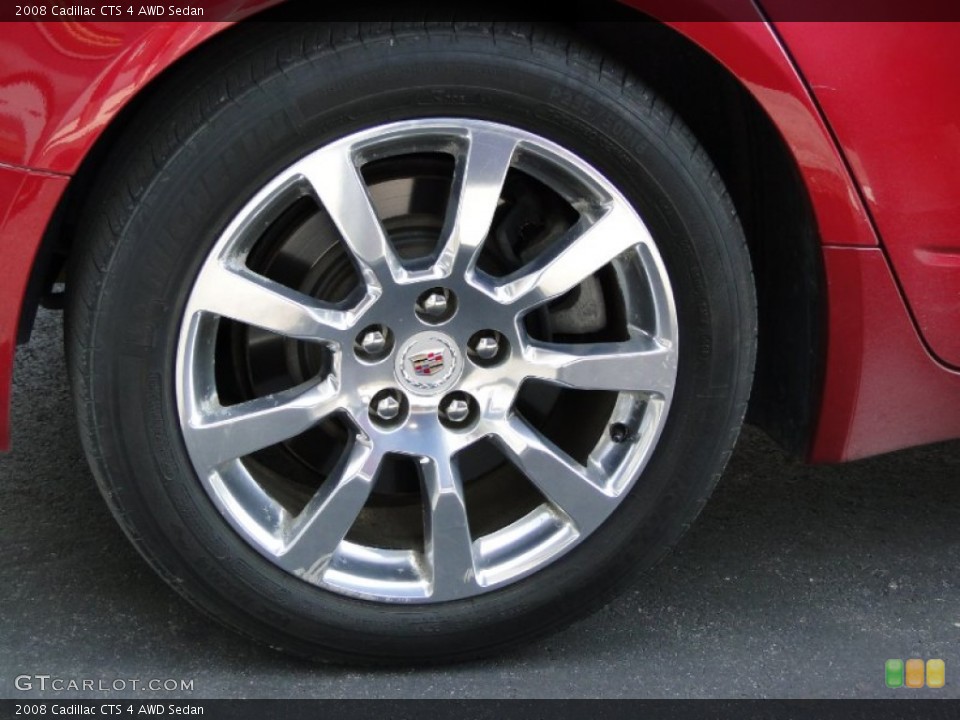 2008 Cadillac CTS 4 AWD Sedan Wheel and Tire Photo #63198563