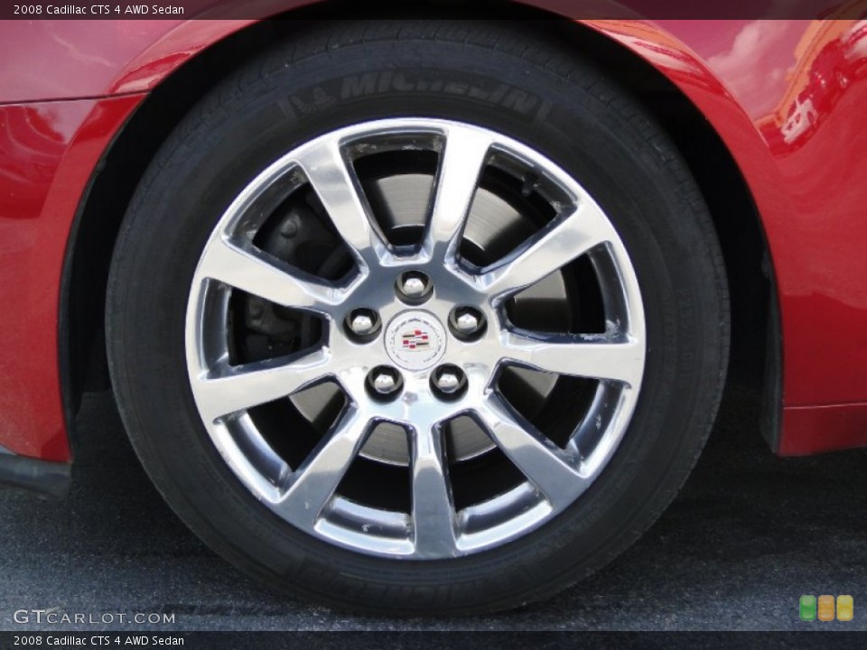 2008 Cadillac CTS 4 AWD Sedan Wheel and Tire Photo #63198583