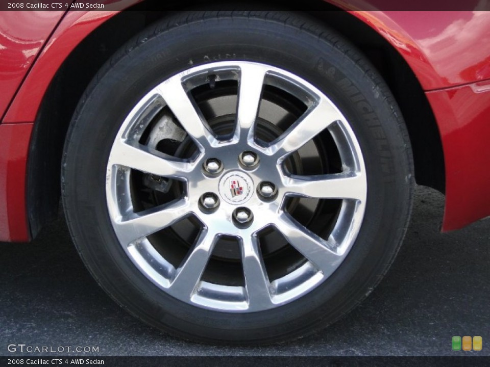 2008 Cadillac CTS 4 AWD Sedan Wheel and Tire Photo #63198592