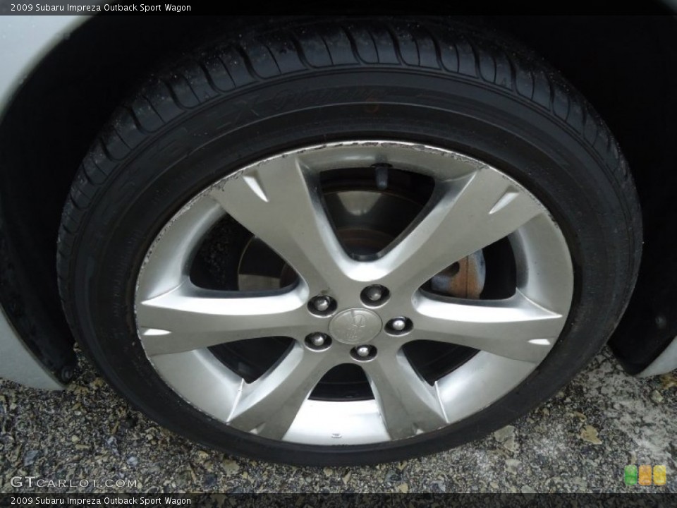 2009 Subaru Impreza Outback Sport Wagon Wheel and Tire Photo #63198631