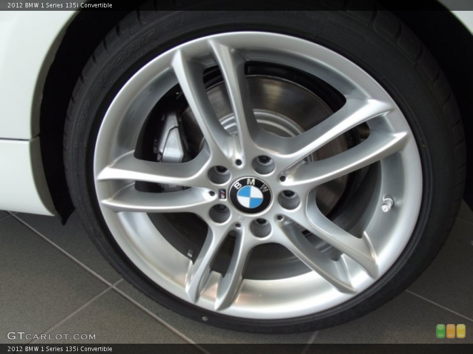 2012 BMW 1 Series 135i Convertible Wheel and Tire Photo #63199669