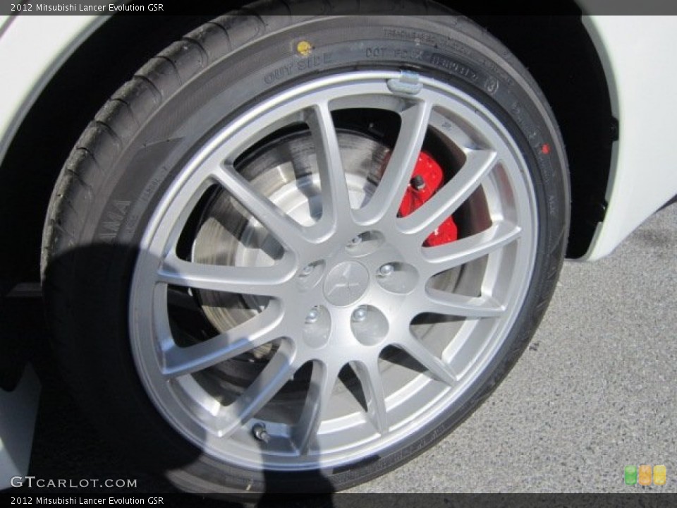 2012 Mitsubishi Lancer Evolution GSR Wheel and Tire Photo #63206521