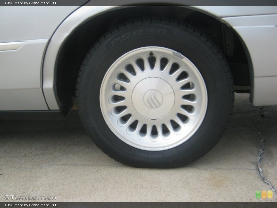 1998 Mercury Grand Marquis LS Wheel and Tire Photo #63207700