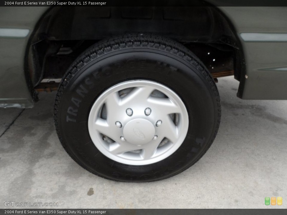 2004 Ford E Series Van E350 Super Duty XL 15 Passenger Wheel and Tire Photo #63231538
