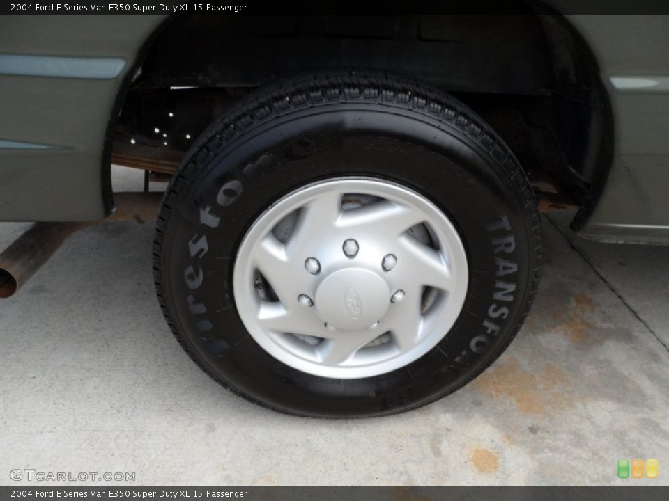 2004 Ford E Series Van E350 Super Duty XL 15 Passenger Wheel and Tire Photo #63231546