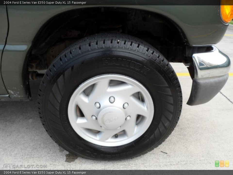 2004 Ford E Series Van E350 Super Duty XL 15 Passenger Wheel and Tire Photo #63231558