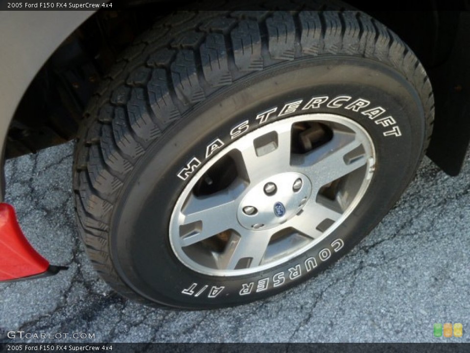 2005 Ford F150 FX4 SuperCrew 4x4 Wheel and Tire Photo #63235488