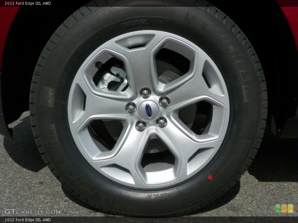 2013 Ford Edge SEL AWD Wheel and Tire Photo #63238566