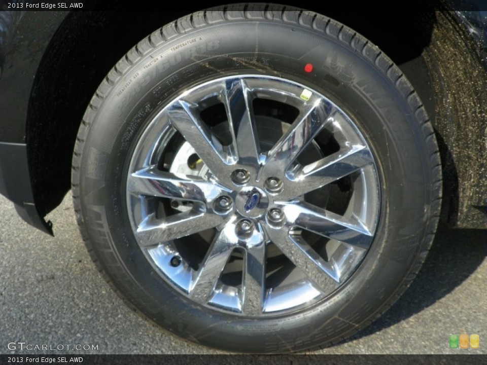 2013 Ford Edge SEL AWD Wheel and Tire Photo #63238949