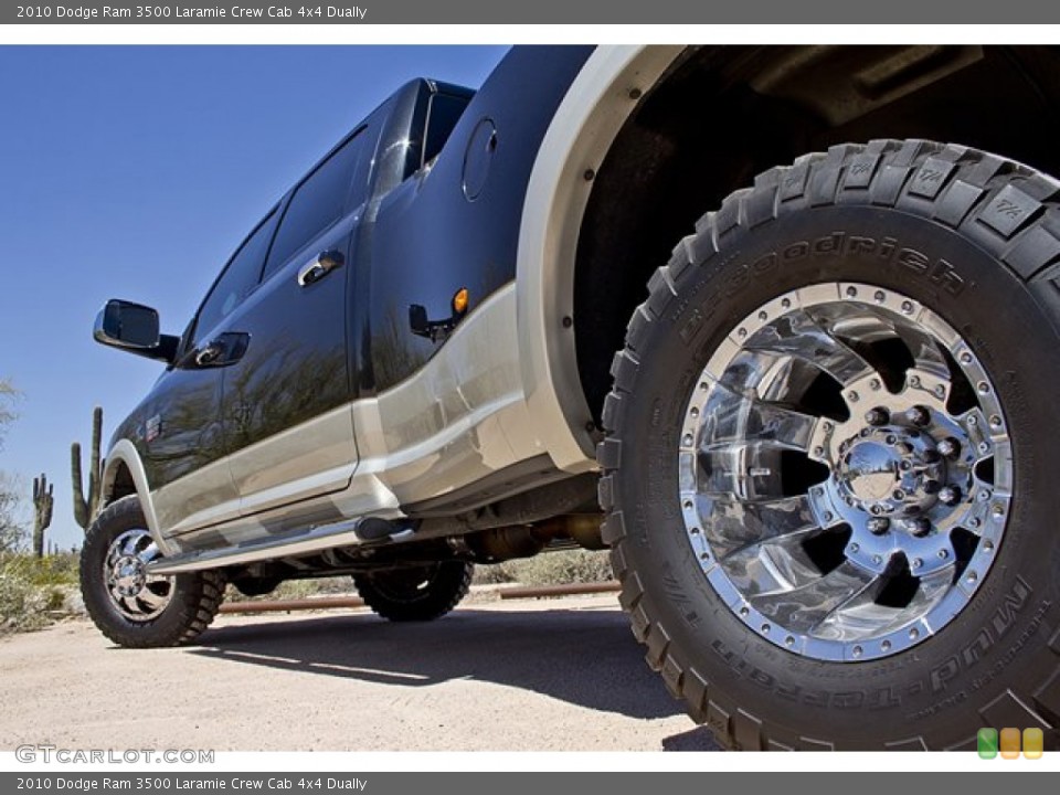 2010 Dodge Ram 3500 Laramie Crew Cab 4x4 Dually Wheel and Tire Photo #63257641