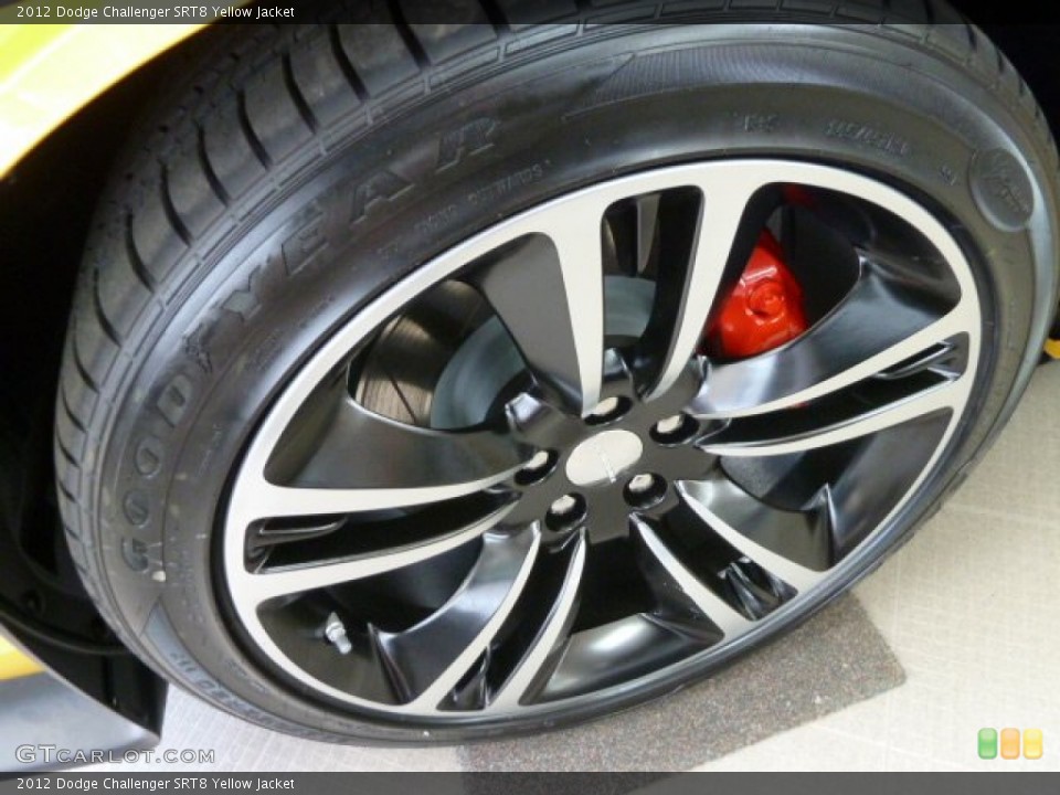 2012 Dodge Challenger SRT8 Yellow Jacket Wheel and Tire Photo #63288631