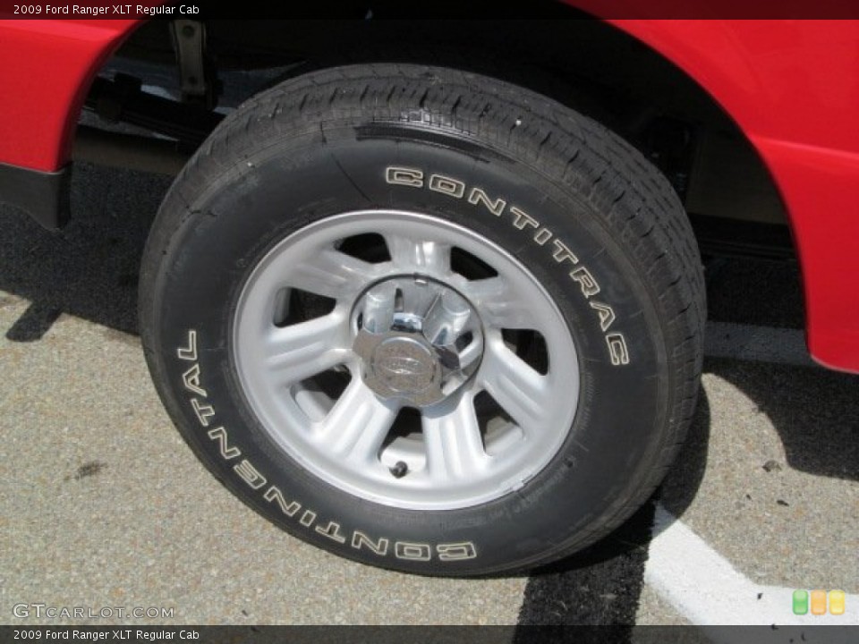 2009 Ford Ranger XLT Regular Cab Wheel and Tire Photo #63289081