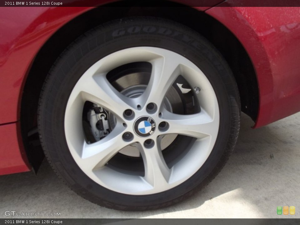 2011 BMW 1 Series 128i Coupe Wheel and Tire Photo #63293023