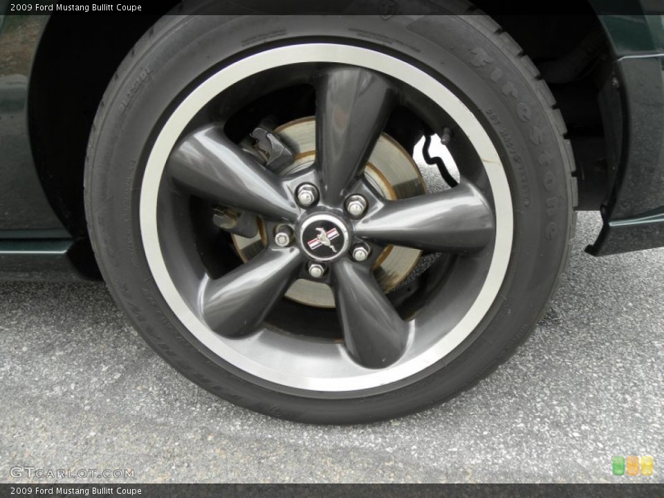 2009 Ford Mustang Bullitt Coupe Wheel and Tire Photo #63302708