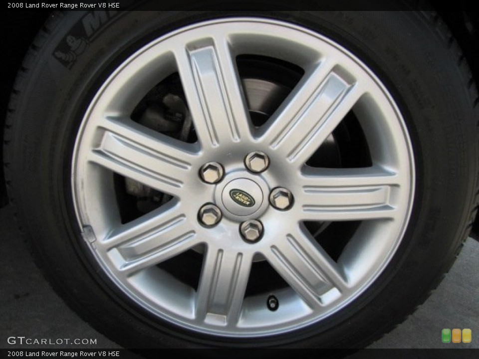 2008 Land Rover Range Rover V8 HSE Wheel and Tire Photo #63303290