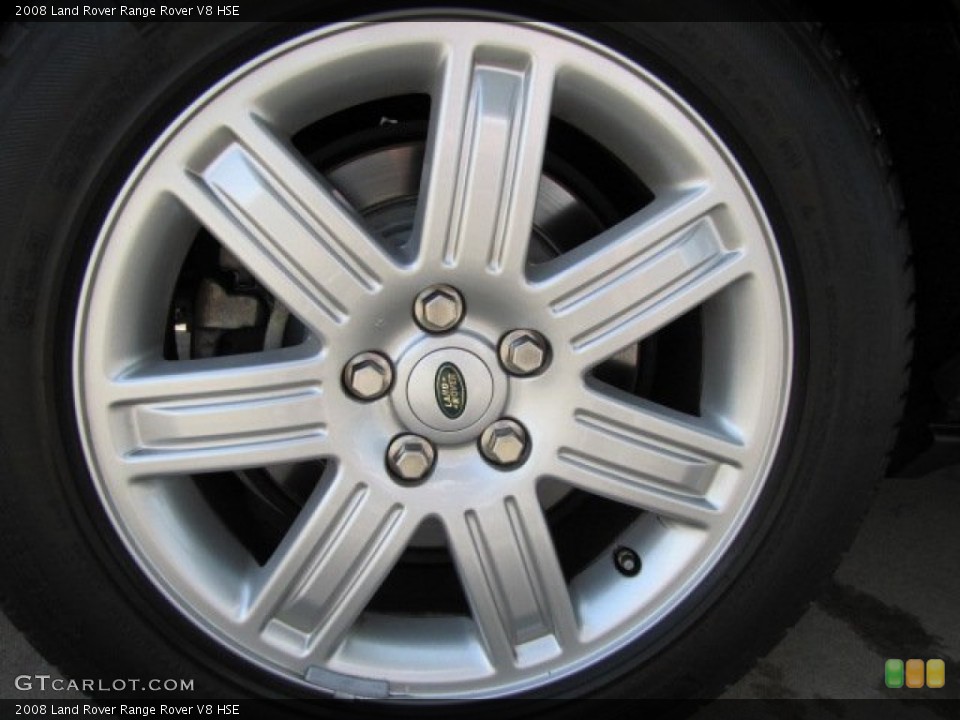 2008 Land Rover Range Rover V8 HSE Wheel and Tire Photo #63303296