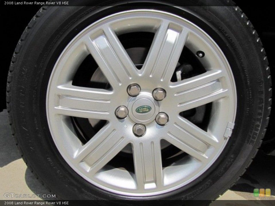 2008 Land Rover Range Rover V8 HSE Wheel and Tire Photo #63303309