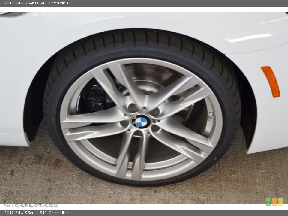 2012 BMW 6 Series 640i Convertible Wheel and Tire Photo #63306116