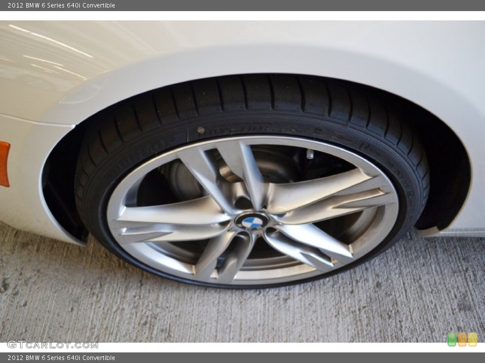 2012 BMW 6 Series 640i Convertible Wheel and Tire Photo #63306138