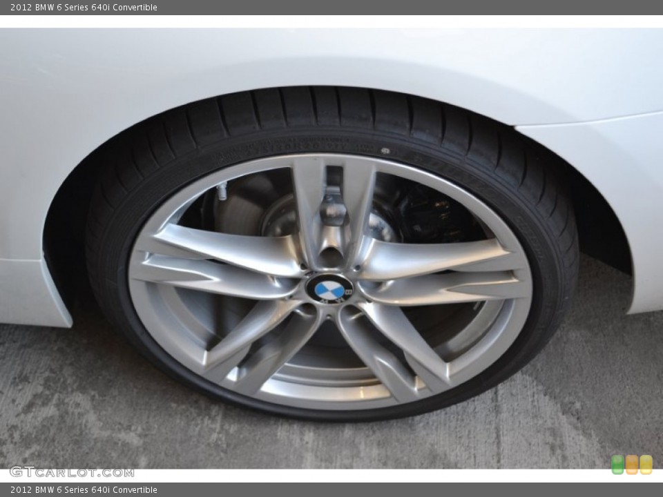 2012 BMW 6 Series 640i Convertible Wheel and Tire Photo #63306152
