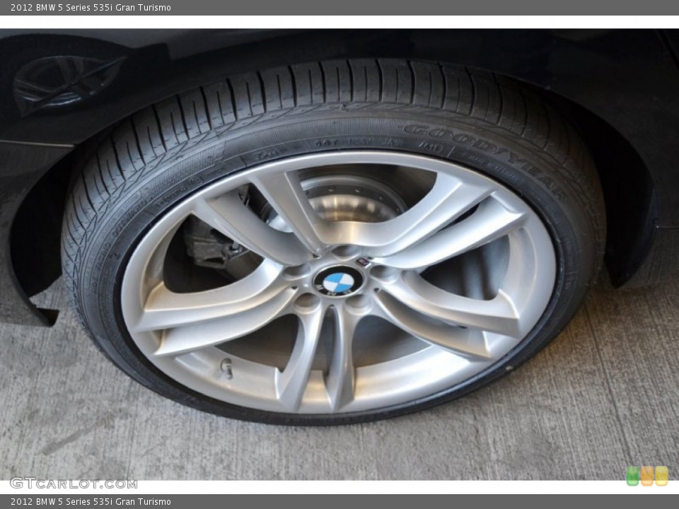 2012 BMW 5 Series 535i Gran Turismo Wheel and Tire Photo #63306170