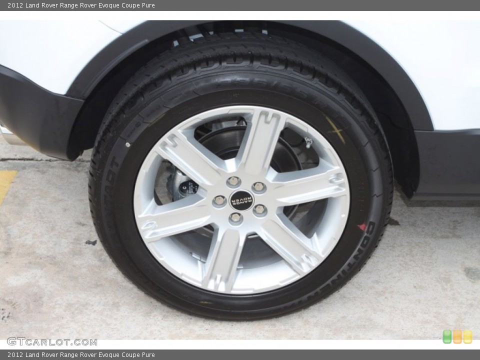 2012 Land Rover Range Rover Evoque Coupe Pure Wheel and Tire Photo #63308405