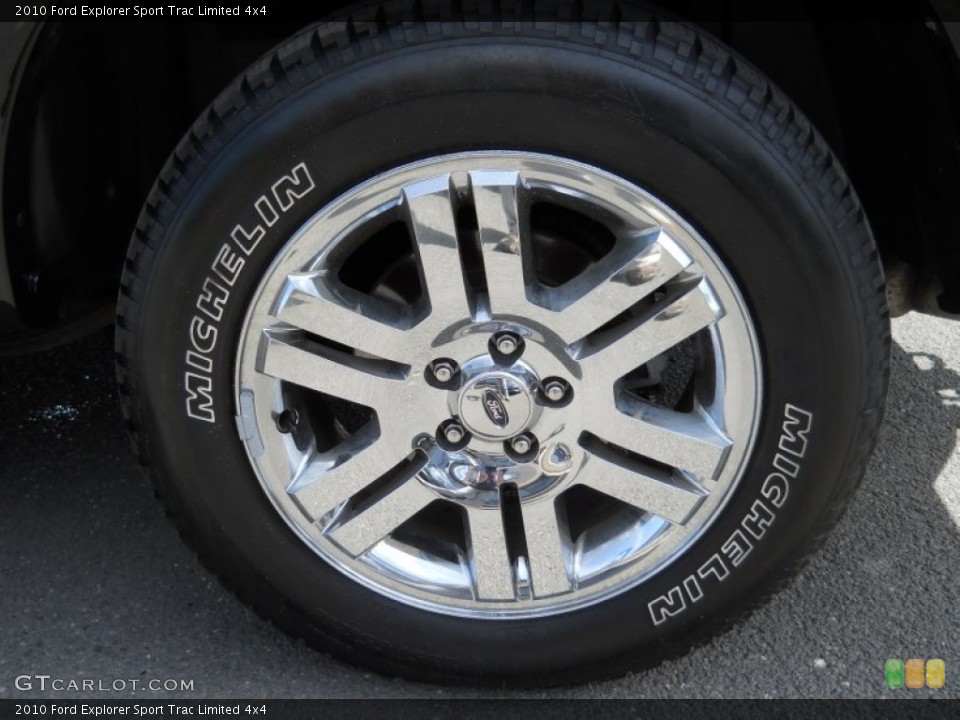 2010 Ford Explorer Sport Trac Limited 4x4 Wheel and Tire Photo #63317795