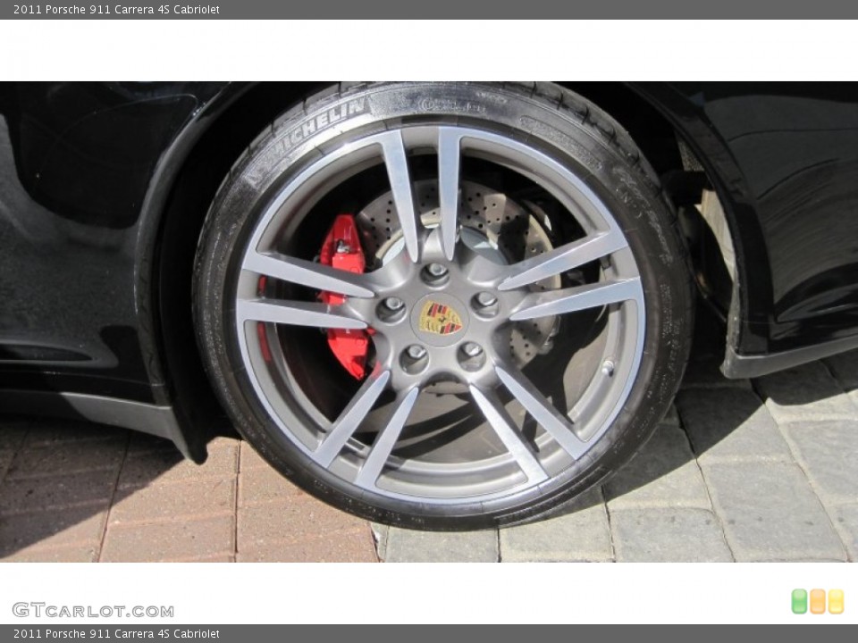 2011 Porsche 911 Carrera 4S Cabriolet Wheel and Tire Photo #63332633