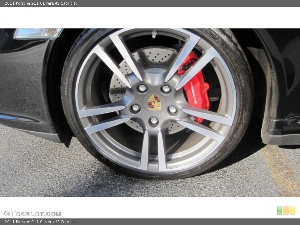 2011 Porsche 911 Carrera 4S Cabriolet Wheel and Tire Photo #63332641