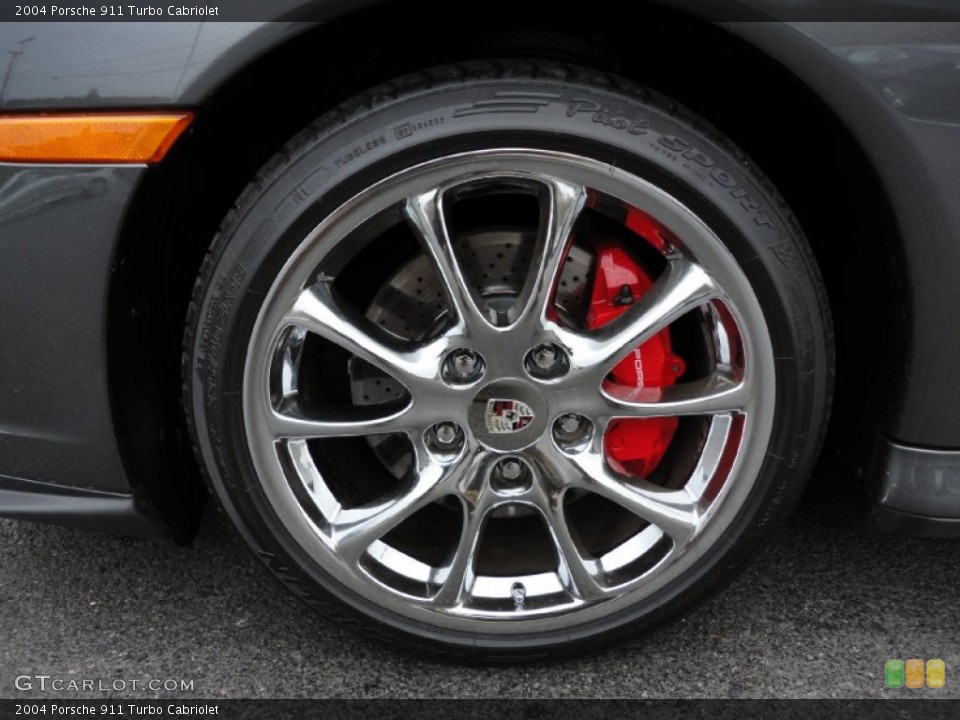 2004 Porsche 911 Turbo Cabriolet Wheel and Tire Photo #63336632