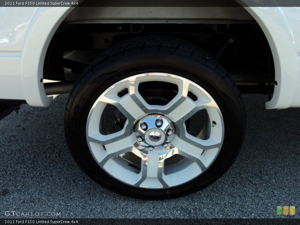 2011 Ford F150 Limited SuperCrew 4x4 Wheel and Tire Photo #63342826