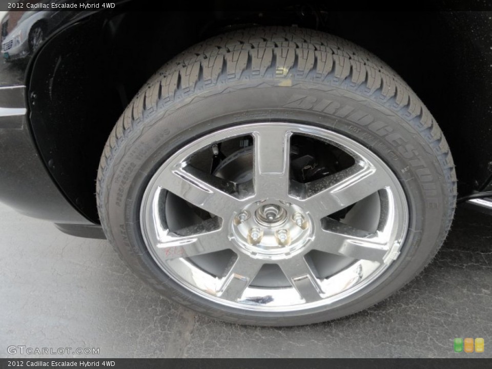 2012 Cadillac Escalade Hybrid 4WD Wheel and Tire Photo #63343468