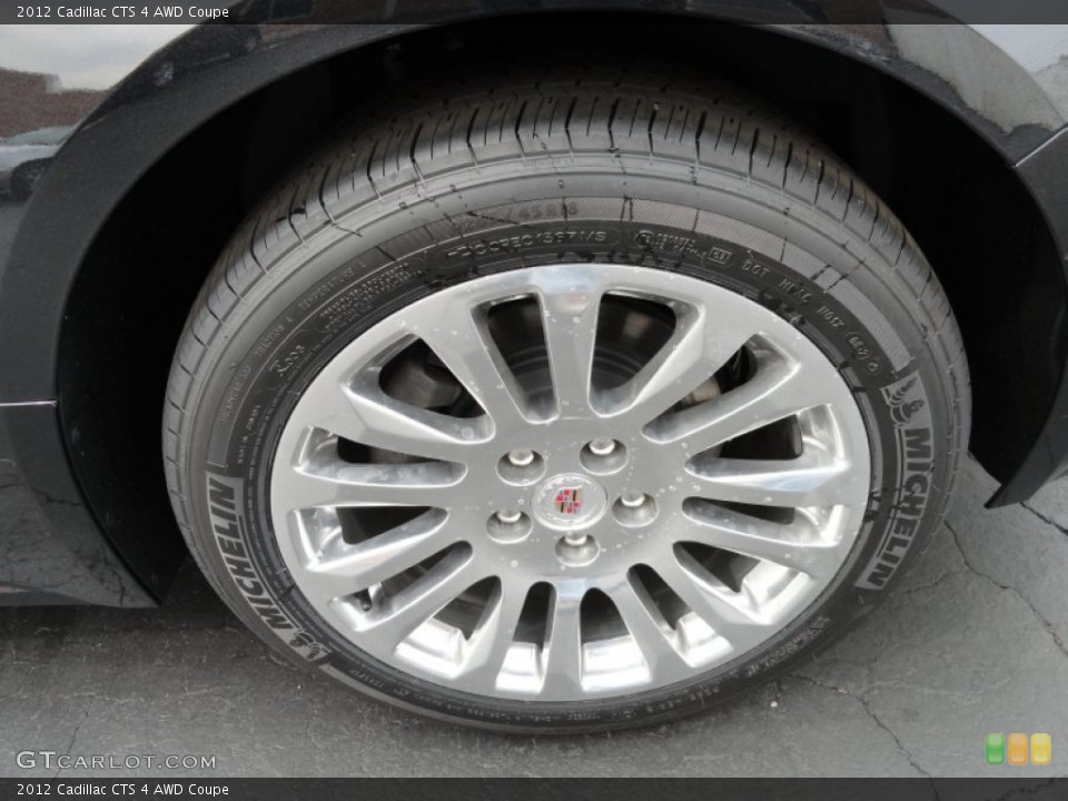 2012 Cadillac CTS 4 AWD Coupe Wheel and Tire Photo #63343697