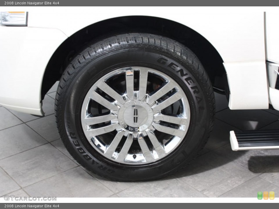 2008 Lincoln Navigator Elite 4x4 Wheel and Tire Photo #63352652