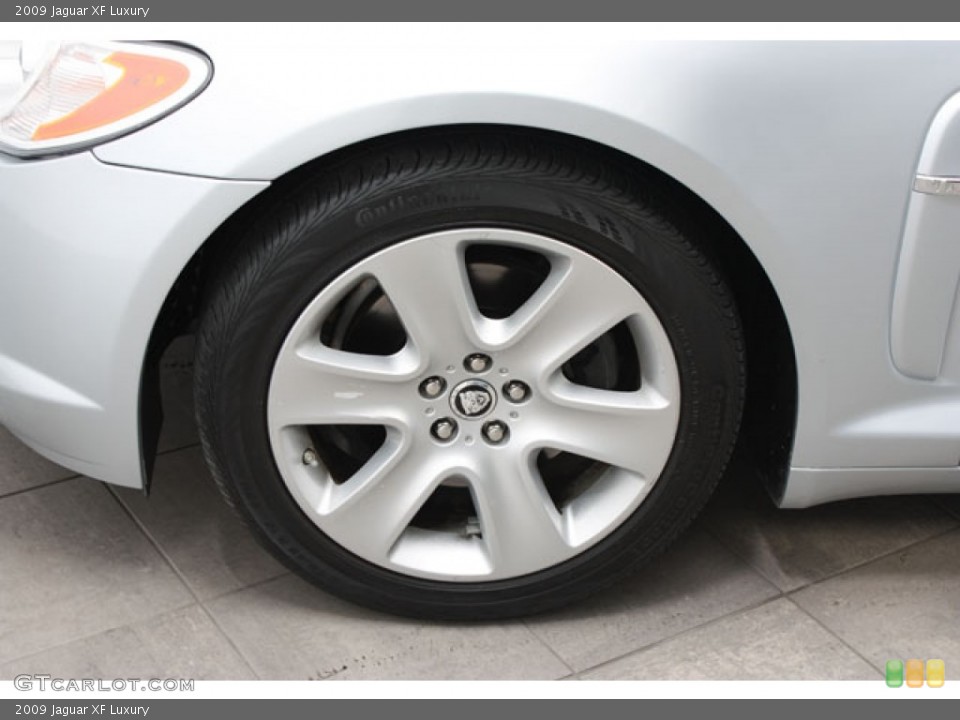 2009 Jaguar XF Luxury Wheel and Tire Photo #63354256